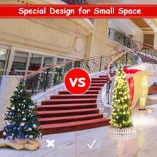 Lifezeal 5'/6'/7'/8' /9' PVC Artificial Pencil Christmas Tree Slim Green Christmas Decorations Home Christmas Gifts Christmas Decor - Green - View 6