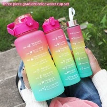 Gradient Color Water Bottle - Violet Purple - View 3