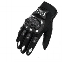 Men's Motorcycle Gloves, Breathable Full Finger Motorbike Gloves With Touch Screen Function For Racing, Off-road And Street Riding - White - View 13