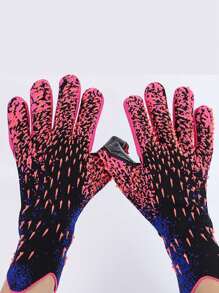 1pair Adult Football Goalkeeper Gloves With Finger Protection, Slip-resistant & Wear-resistant For Training