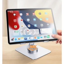 Base Suporte 360º Para Tablet/ iPad/ Notebook/ Laptop - Prata - Visão 6