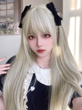 ERIIー様6点❤️♡SHEIN♡帽子付きウィッグロングカール金髪 楽天市場】金髪 マットゴールド ロング カール ウィッグ