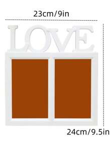 1 Cadre Photo D'amour, Convient Pour L'anniversaire Du Petit Ami Et De La Petite Amie, Les Cadeaux Romantiques Des Couples - Offrez-lui Ou À Elle Un Cadeau Avec Du Papier Photo Aléatoire