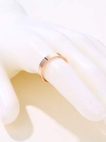 Anillo De Oro Rosa Adecuado Para Uso Diario - Oro rosa - Ver 3