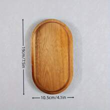 2 cái/bộ Dài Hình chữ nhật Cây tre Cái mâm , Bữa sáng Cái mâm , Hình bầu dục Cái mâm , Cổ điển Cây keo Cây tre Cái mâm , Đa chức năng Khay ăn nhẹ , Bánh Cái mâm , Bánh mỳ Cái mâm - Màu be - Xem 10