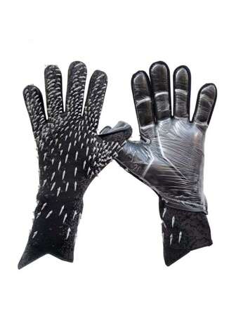 1pair Soccer Goalkeeper Gloves Adult Goalie Finger Protector Anti-Skid Training Wear-Resistant Equipment Football Gloves