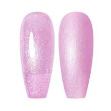 全新 VOKY 7.5ML 多边形凝胶指甲油 UV LED 可剥凝胶指甲油美甲用品家居 DIY 派对礼品 - 粉色 - 查看 2