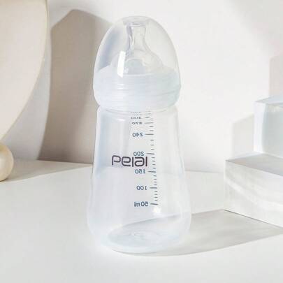 1入寬口PP嬰兒奶瓶150ml/240ml/300ml，適合嬰兒飲用牛奶和水