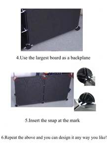 1pc  Multi-tier multi-functional shoe organizer with heightened design and complimentary enclosure - Black - View 9