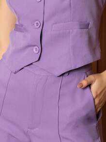 Women Two-piece Outfits - Màu Lilac Tím - Xem 4
