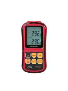 1 Pieza Termómetro De Termocupla Gm1312 - Rojo - Ver 1
