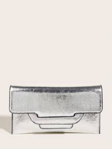 豪華晚餐包，迷人，優雅，精緻，安靜奢華 1入組時尚銀色 PU 皮革斜挎包和手拿包女士方形包女士，女士，派對女孩，新娘完美適合派對、婚禮、舞會、晚餐/宴會、晚宴/宴會，送給女性媽媽老師朋友伴娘的最佳禮物 - 銀色 - 查看 7