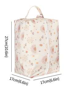 Happy Flute 1PC Waterproof Cute Print Diaper Pod / Wet Bag With Handing Baby Shower Family Decorations Gifts - Multicolor - View 7