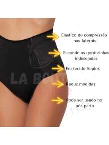 Women Shapewear Bottoms - 黑色 - 查看 4