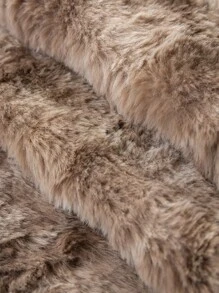 1入組冬季加厚絨面沙發套,可用於1/2/3/4人位沙發,包括座墊、靠背和扶手套 - 咖啡棕 - 查看 7