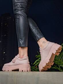 Women Wedges & Flatform - Màu hồng gỉ - Xem 3