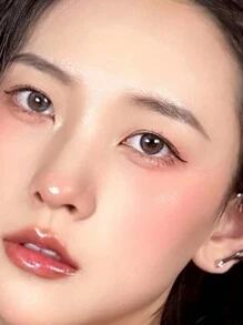 1對霧灰色彩隱形眼鏡,年度使用,14.0mm - 灰色 - 查看 4