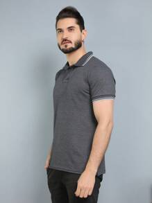 Men Polo Shirts - Xám - Xem 4