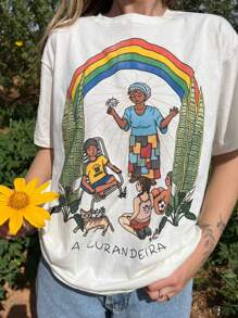 Women T-Shirts - 香檳色 - 查看 2