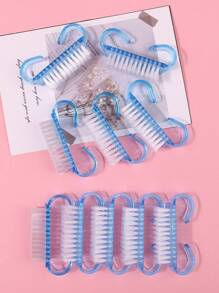 Set Di 10 Spazzole Per La Pulizia Degli Strumenti Per La Decorazione Unghie, Spazzola Per La Rimozione Di Polvere E Smog, Spazzola Semitrasparente Per La Pulizia, Piccola Spazzola A Corno, Spazzola Trasparente Per La Manutenzione