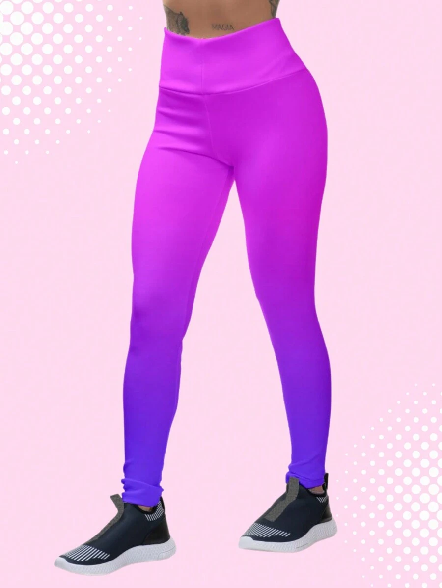 Women Sports Leggings - 粉色 - 查看 1