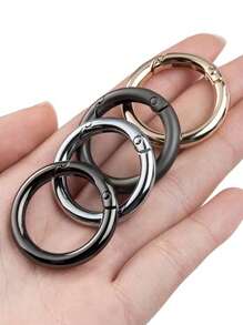 2 件铁金属零件金色 DIY 配件替换可重复使用包配件手提包手提袋背包包礼物学校用品教师礼物返校教师配件登山扣 - 金色 - 查看 4