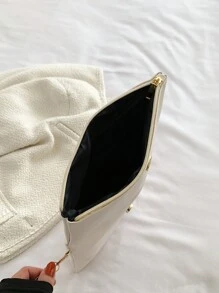Luxury Dinner Bag, Evening Bag Glamorous, Elegant, Exquisite, Quiet Luxury Clutch Bag/Wristlet/Evening Envelope Bag For Lady, Woman, For Party Girl, Bride Perfect For Party, Wedding, Prom, Dinner/Banquet, Dinner/Banquet, Best Gift For Women Mom Teacher Friend Bridesmaid, Fashionable Clutch Bags For Woman - Beige - View 4