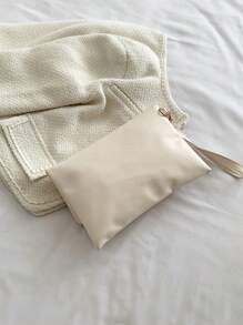 Luxury Dinner Bag, Evening Bag Glamorous, Elegant, Exquisite, Quiet Luxury Clutch Bag/Wristlet/Evening Envelope Bag For Lady, Woman, For Party Girl, Bride Perfect For Party, Wedding, Prom, Dinner/Banquet, Dinner/Banquet, Best Gift For Women Mom Teacher Friend Bridesmaid, Fashionable Clutch Bags For Woman - Beige - View 3