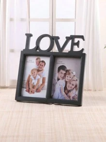 1 Cadre Photo D'amour, Convient Pour L'anniversaire Du Petit Ami Et De La Petite Amie, Les Cadeaux Romantiques Des Couples - Offrez-lui Ou À Elle Un Cadeau Avec Du Papier Photo Aléatoire