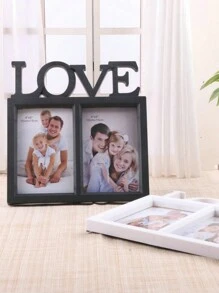 1 Cadre Photo D'amour, Convient Pour L'anniversaire Du Petit Ami Et De La Petite Amie, Les Cadeaux Romantiques Des Couples - Offrez-lui Ou À Elle Un Cadeau Avec Du Papier Photo Aléatoire