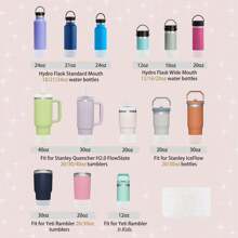Sparkle Silicone Boot Sleeve For Cup Accessories 20-40oz & 12-24oz With 2.8-2.95in Anti Slip Bottom Cover Bumper For Water Bottle Tumbler And Sport Bottles As Gift, Non-Slip Twinkle Cup Boot Cover, Gift