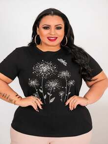 Women T-Shirts - 黑色 - 查看 1