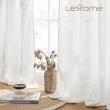 Lehome Natural Light Filtering Curtains 2 Panels Set for Living Room, 2 Piece Set Modern Semi Sheer Linen Cotton Drapes for Sliding Glass Patio Door, Office Bedroom Home Decor, Beige/Birch, Extra Wide Privacy Added Draperies for Kitchen Bedroom Aesthetic, Extra Long, Soft Cotton Blended Modern Farmhouse Decor Gray Curtains 108 inch Length for Mens Bedroom, Natural Linen Blended Window Curtain Panels, Rustic Curtain Drapes Rod Pocket, Linen Cotton Blend Elegant Light Filtering Privacy Protected Panels for Farmhouse/Living Room, Modern Stylish Two Pages Window Curtains for Girls Room 8 FT, 84 inches 96 in 108'' - Milky White - View 1