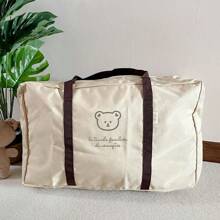 1pc Maternity Large Capacity Delivery Bag, Suitable For Postpartum Nursing At The Hospital - Khaki - View 2