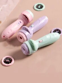 1 Pieza De Juguete De Linterna De Proyección De Dibujos Animados Al Azar Para Niños, Educativo Y Divertido - Multicolor - Ver 6