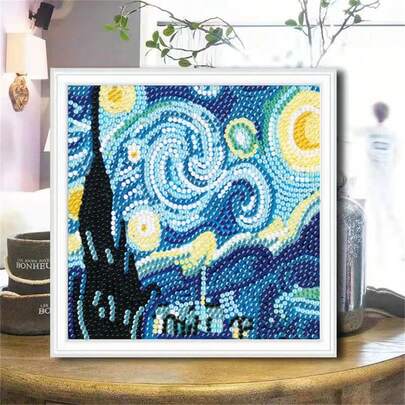 5D钻石画套装，卡通绘画艺术适合DIY，全钻卡通创意工艺套装适合女孩和男孩