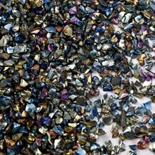 20g假金石片/鍍金玻璃珠用於手工藝品樹脂指甲diy藝術裝飾,填充花瓶以及製作環氧樹脂藝術珠寶等 - 金色 - 查看 18