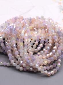 200顆4mm尖頭圓錐形粉紫混色散珠 - 彩色 - 查看 2