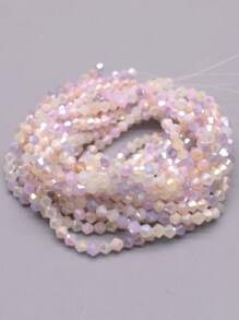 200顆4mm尖頭圓錐形粉紫混色散珠 - 彩色 - 查看 3