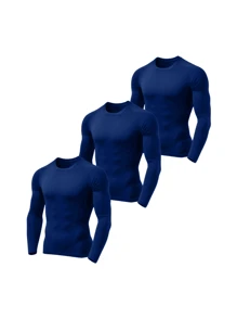 Men T-Shirts - Màu xanh hải quân - Xem 1
