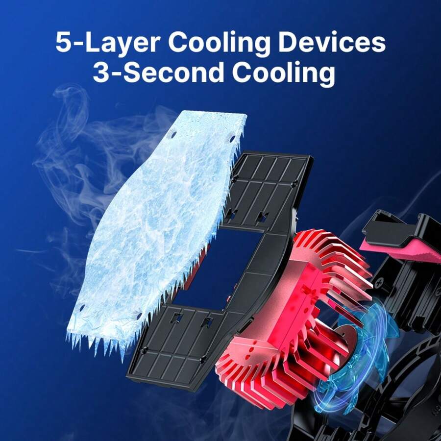 Ulanzi SK-06 Phone Clip with Cooling Radiator Livestreaming Set ...