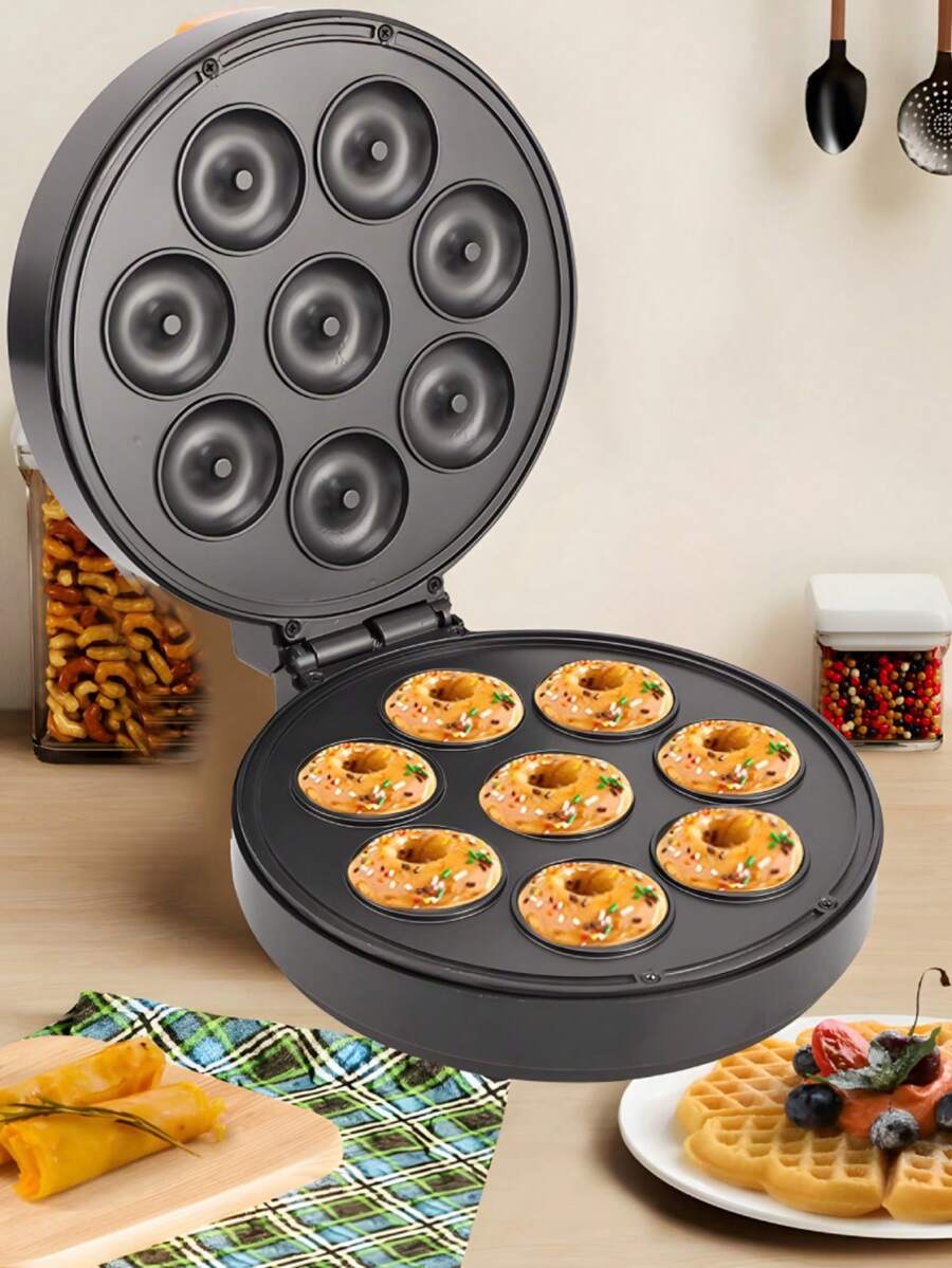 Mini Donut Making Machine. Highly Resistant Electric Waffle Maker.