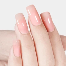 Milky White Gel Nail Polish 15ml 1 Bottle Set Needs UV Lamp Curing Long Effect Fast Drying Gel Nail Polish Is Suitable For DIY Nail Women At Home Essential Gel Nail Polish Christmas Nail Polish - 粉色 - 查看 3
