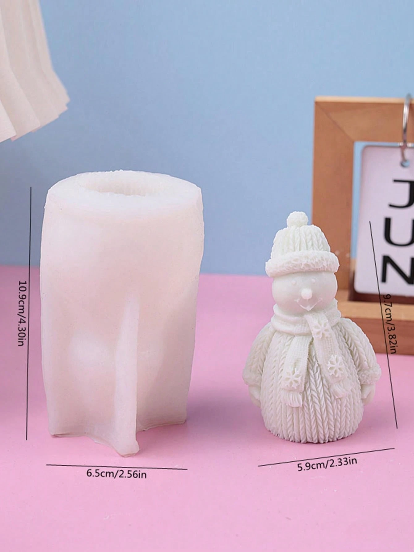 Bonhomme De Neige Vintage McNEES M-36 – Céramique Avec Pipe Et écharpe – Décoration Noël