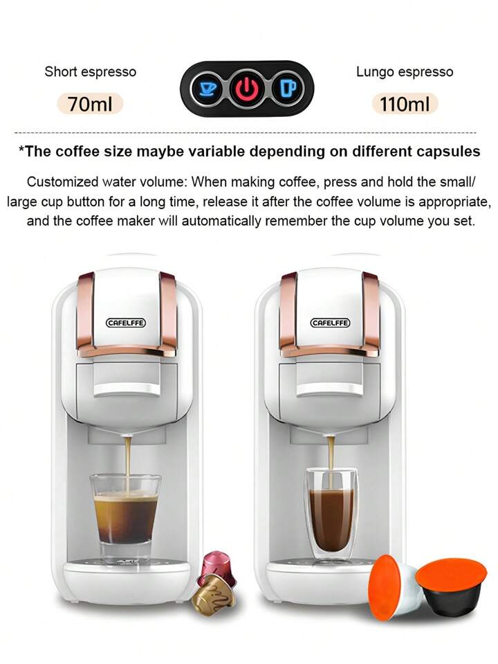 Cafelffe コーヒーメーカー4in 1 カプセル19ばーる Cafelffe コーヒーメーカー4in 1 カプセル19ばーる