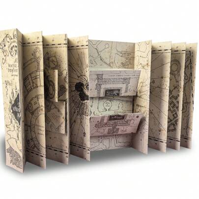 Harry Potter Mappa Attività Creative Di Caccia Al Tesoro Per Adolescenti - Tema Accademia Di Magia