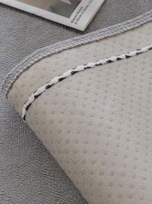 1 Pièce Coussin De Canapé Chenille Antidérapant Couverture De Canapé De Couleur Unie Lavable, Convient Pour Salon Toutes Saisons, Style Moderne Et Minimaliste