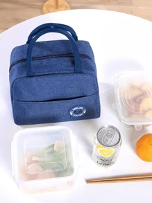 Bolsa Almuerzo Térmica Lonchera Térmica - Azul Marino - Ver 2