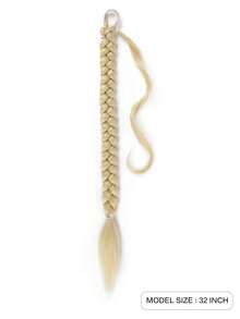 32inch Synthetic Hair Wrap Around Ponytail Extension - Gold - View 6