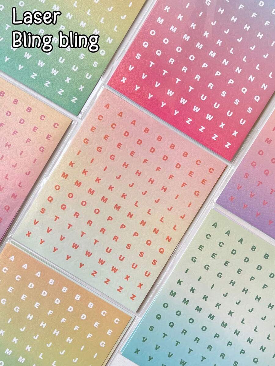 Các loại nhãn dán - Nhiều màu - Xem 1